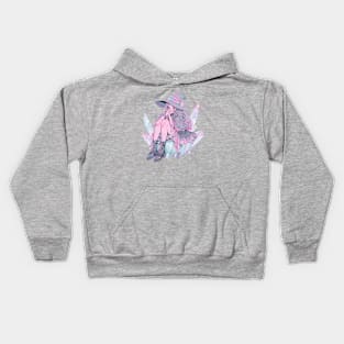 Pastel Goth Crystal Witch Kids Hoodie